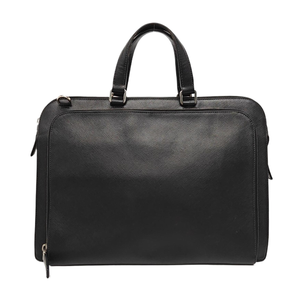Saffiano Calfskin Tote Bag Black