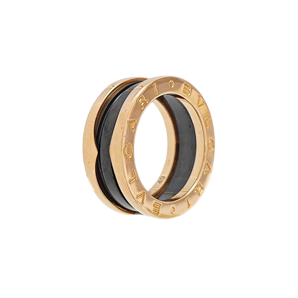 B.ZERO1 18k Rose Gold Ring EU 49