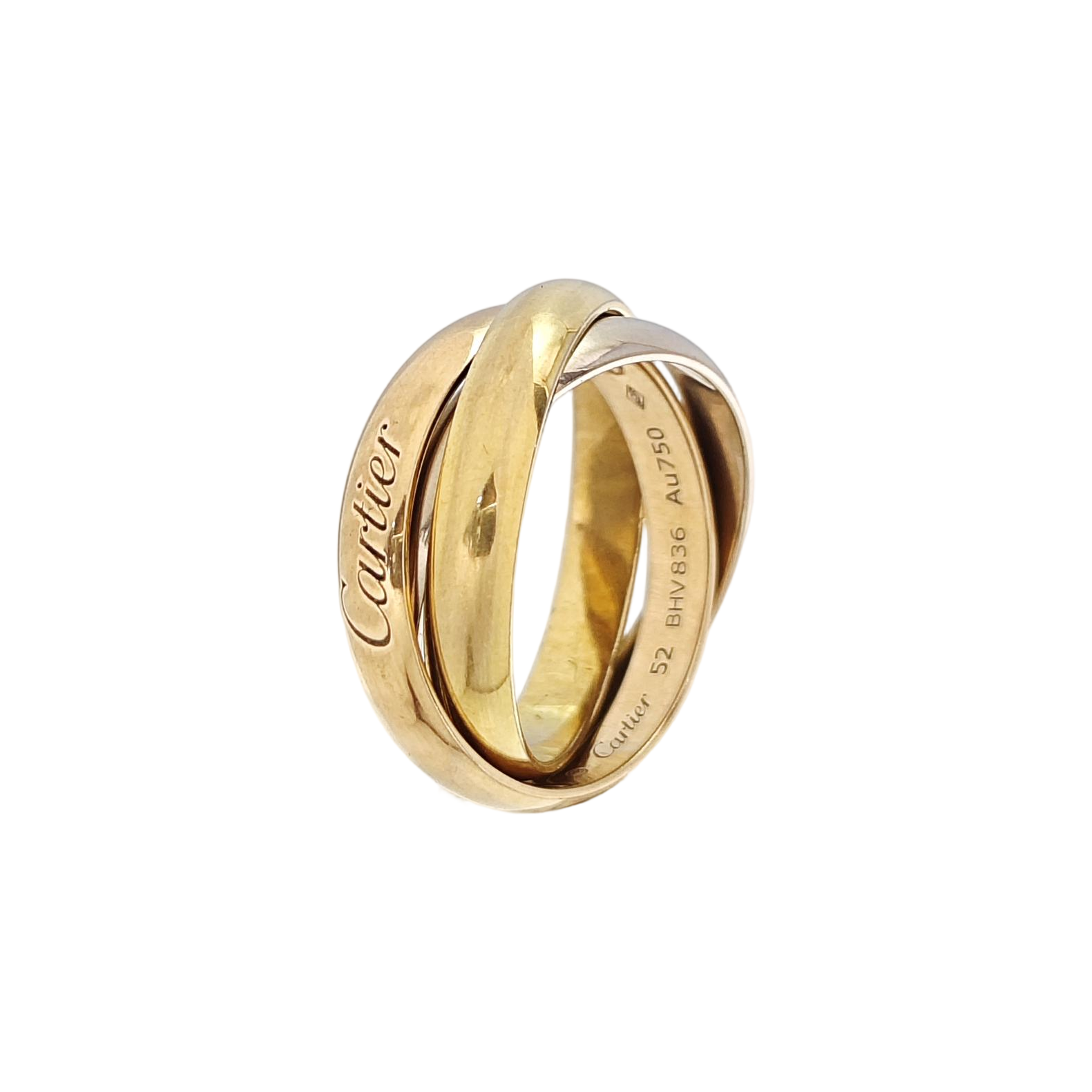 TRINITY 18k White Gold Multicolor Ring EU 52