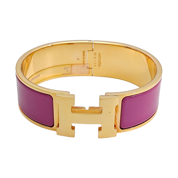 Clic Clac H Metal Rose Gold Bangle