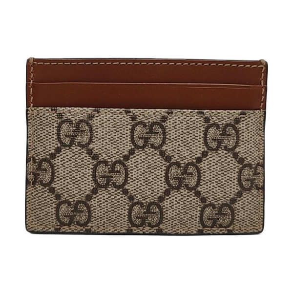 Monogram Coated Canvas Card Holder Brown