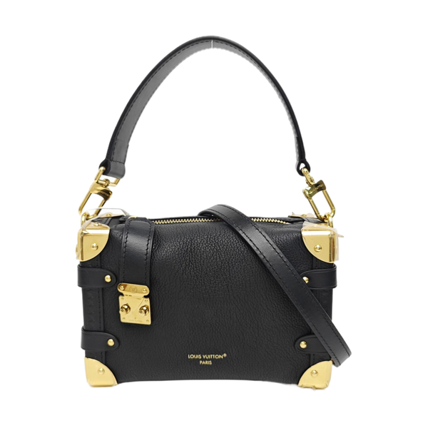 SIDE TRUNK PM Calfskin Black