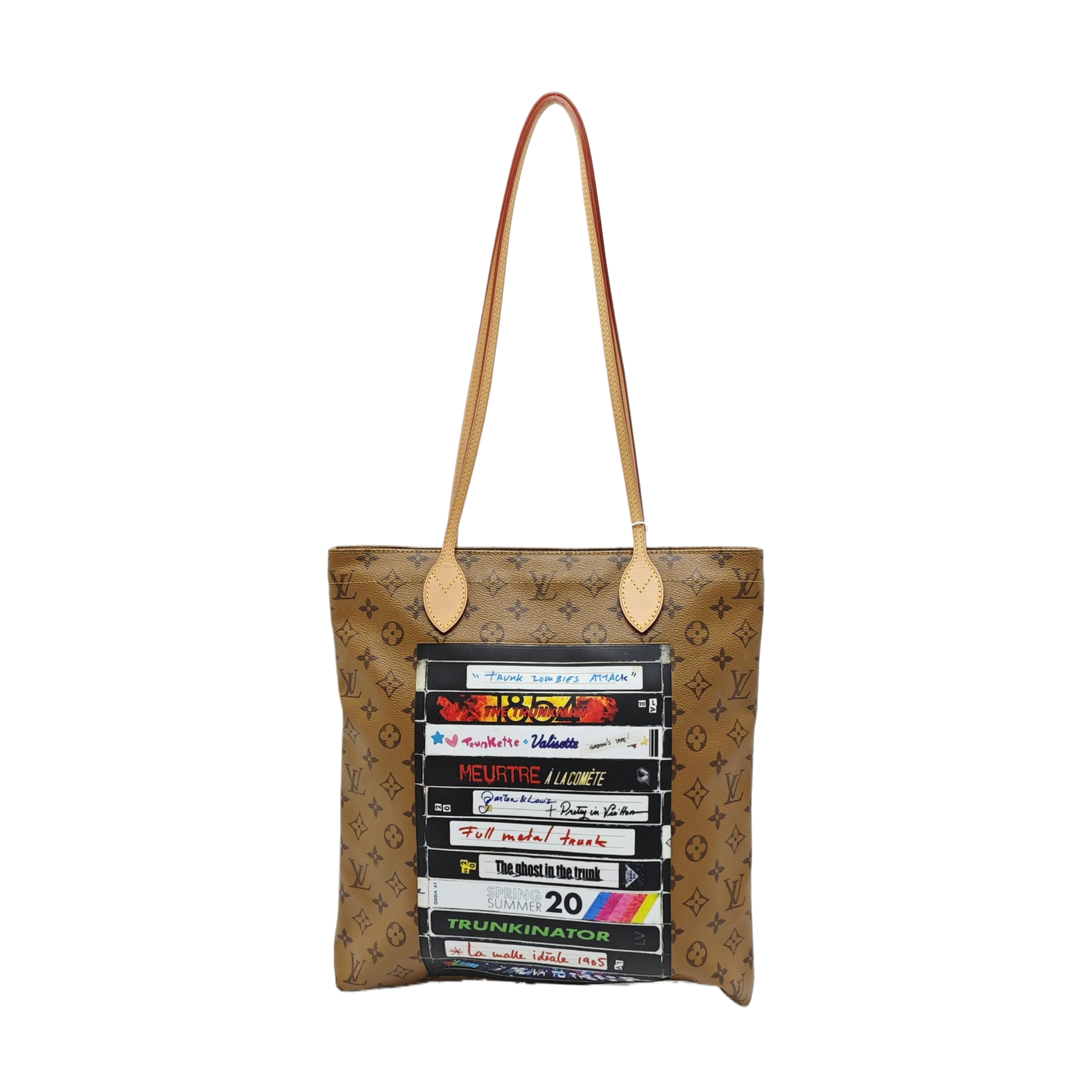 CARRY IT Monogram Coated Canvas Brown