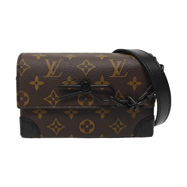 SOFT TRUNK Mini Monogram Coated Canvas Brown
