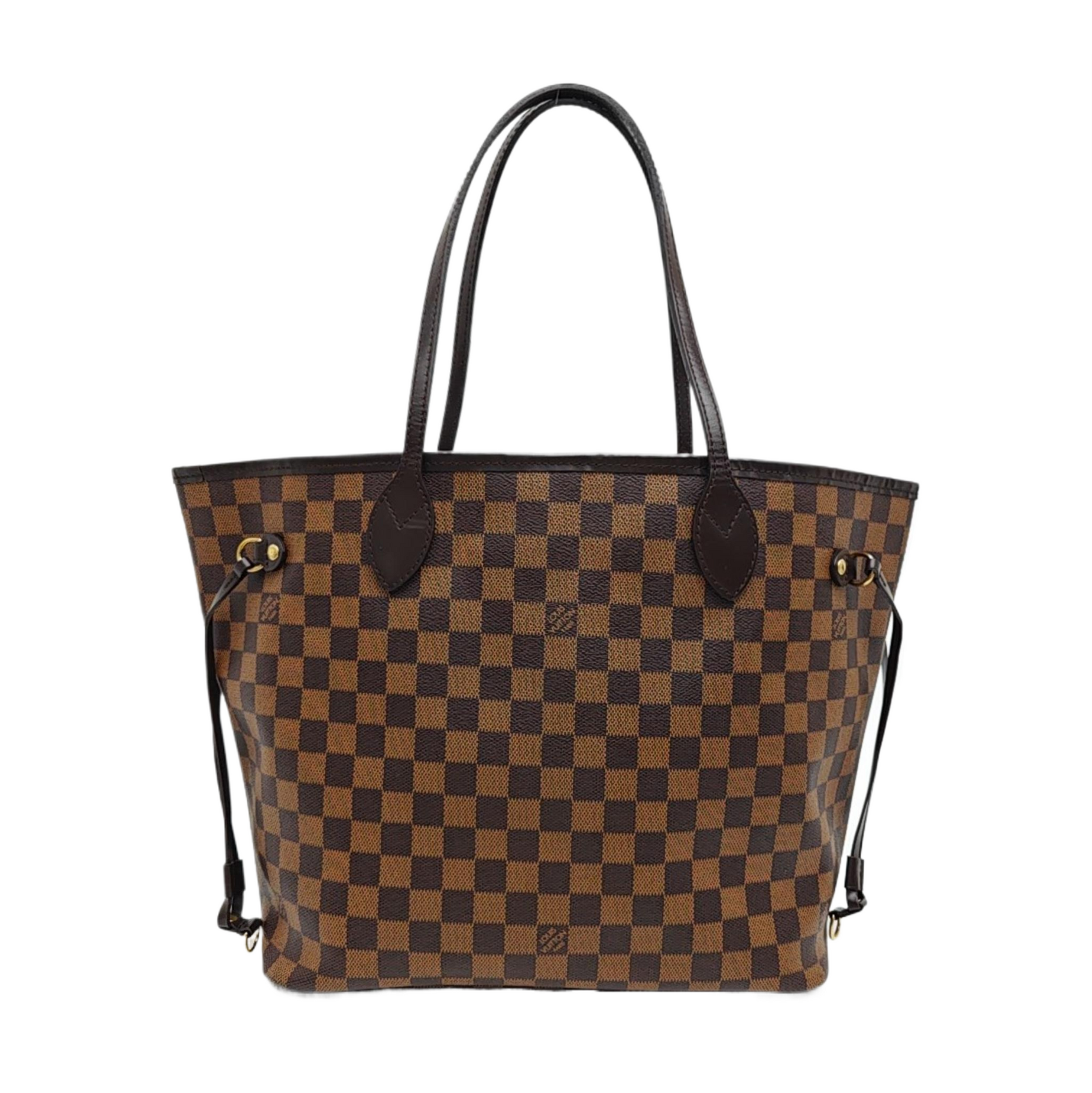 NEVERFULL MM Damier Ebene Coated Canvas Brown