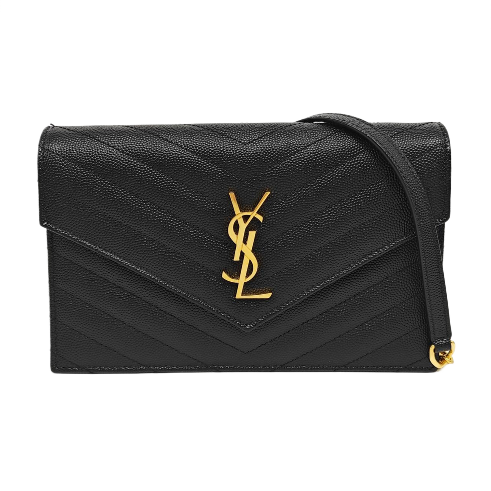 MONOGRAM WOC Chevron Calfskin Black