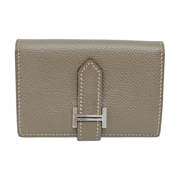 Bearn Mini Epsom Gray Card Holder