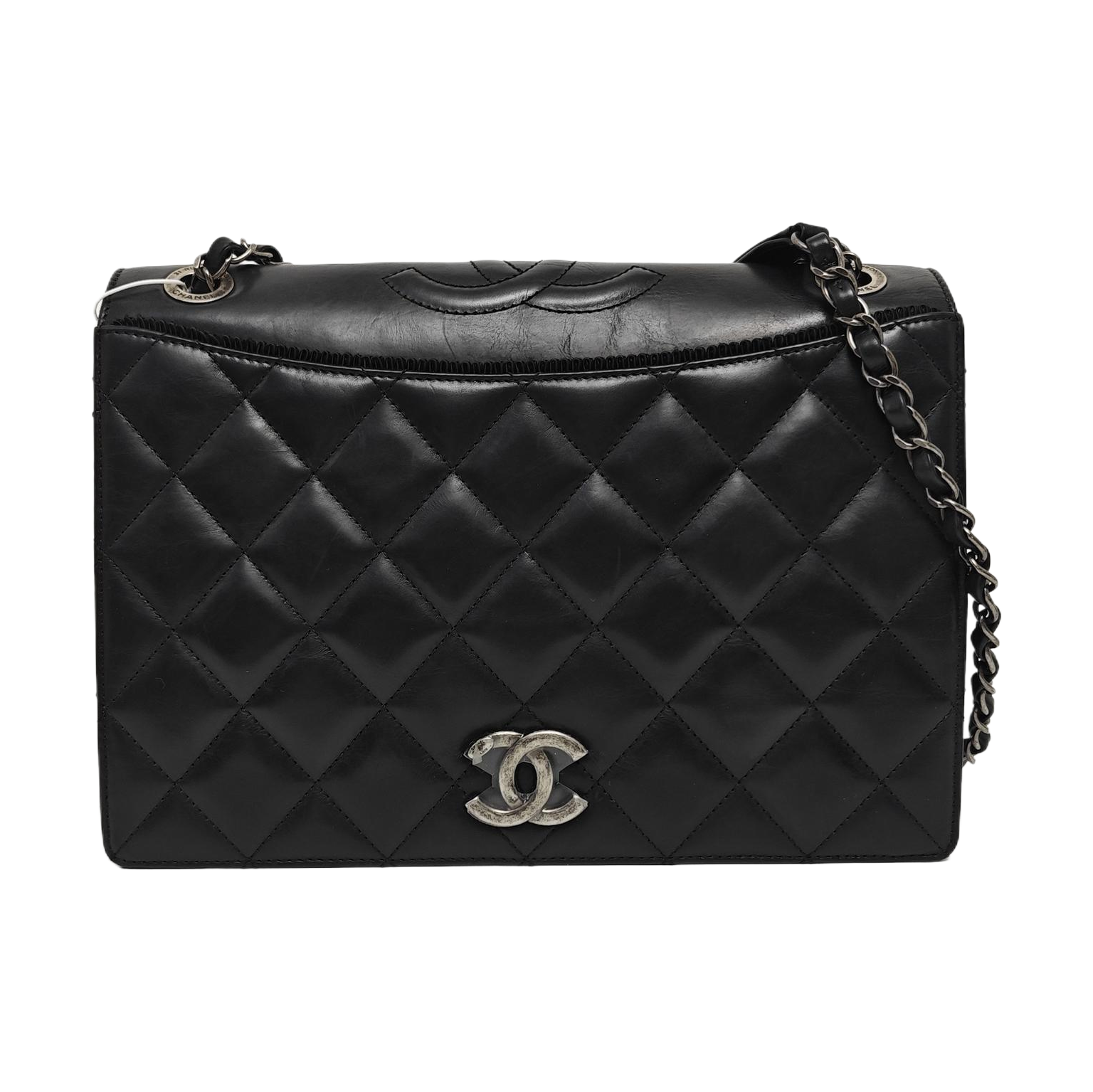 BALLERINE Medium Quilted Calfskin Black