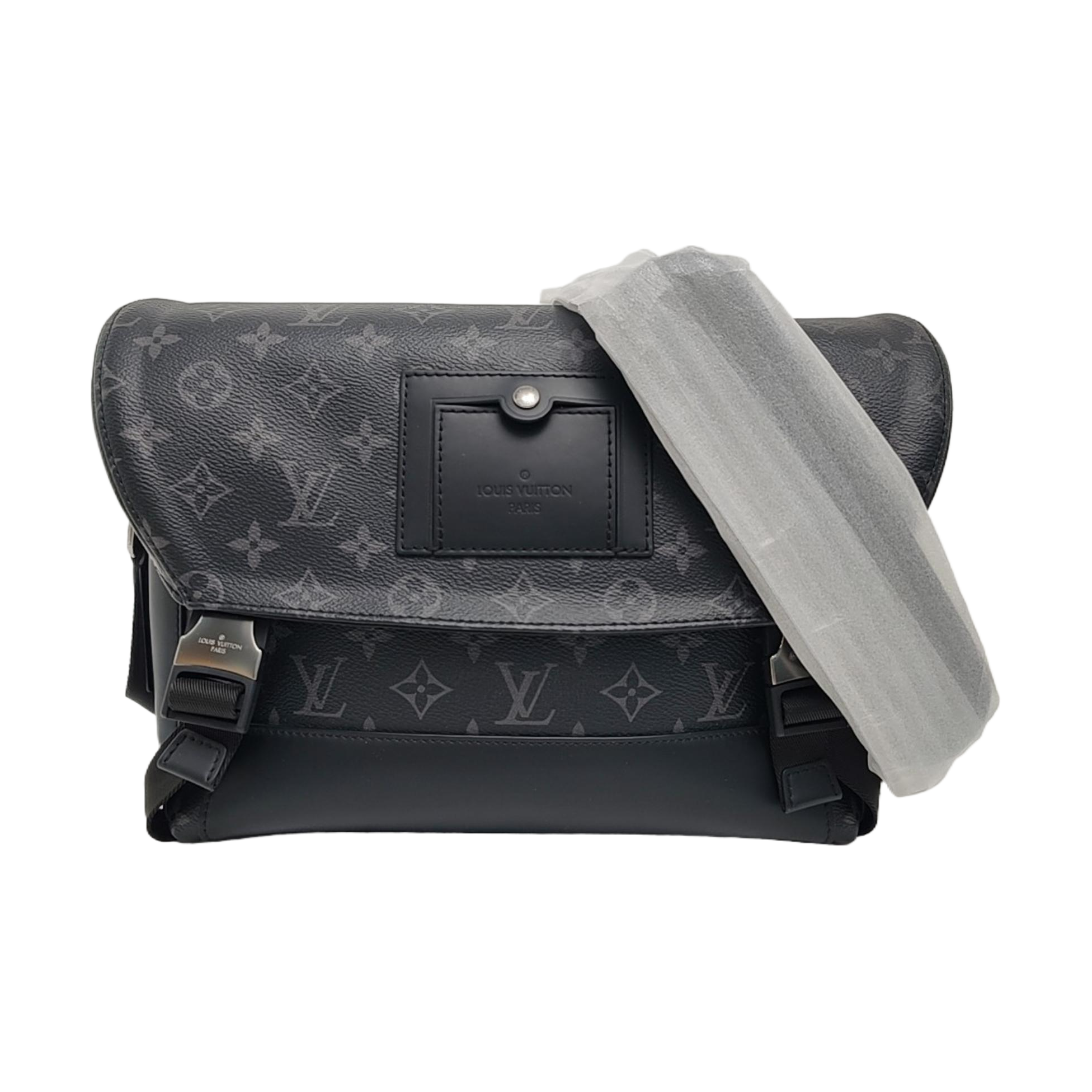 VOYAGER PM Monogram Coated Canvas Black