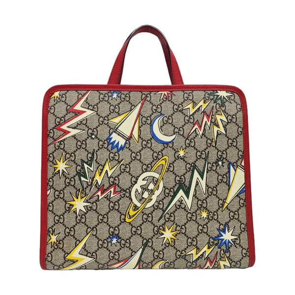 Children’s GG Bucket Monogram Coated Canvas Beige