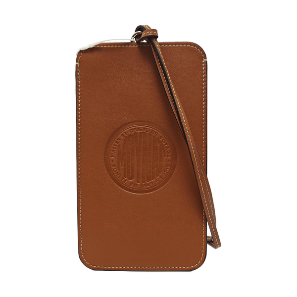Calfskin Shoulder Bag Brown
