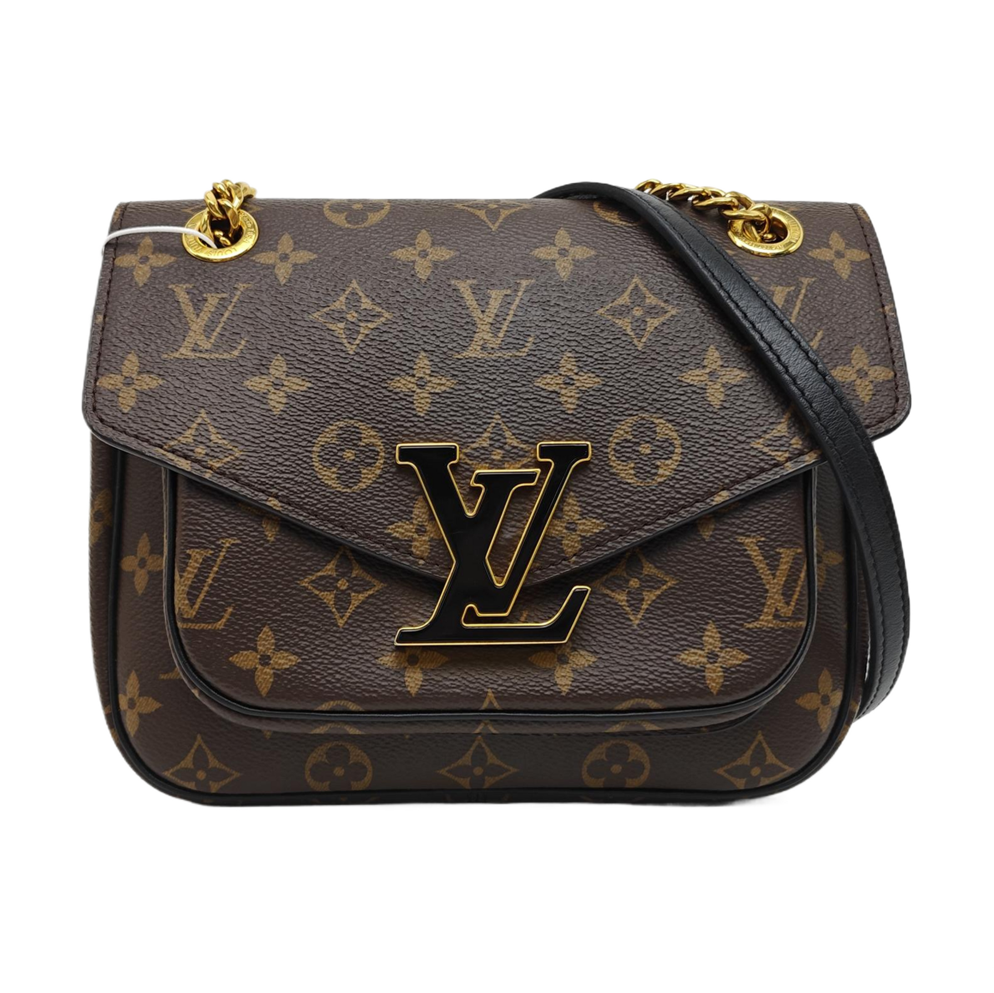 PASSY Monogram Coated Canvas Brown