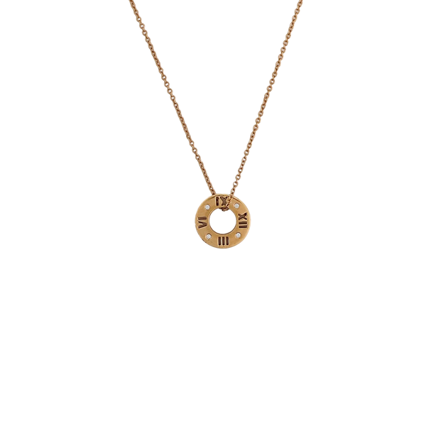 Atlas 18k Rose Gold Necklace
