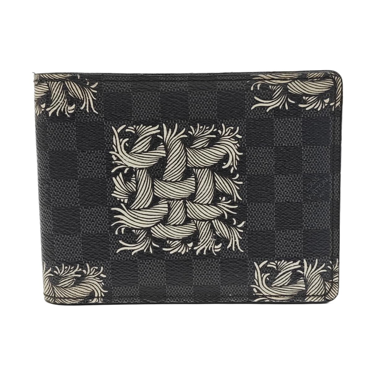 Damier Graphite Coated Canvas Wallet Gray