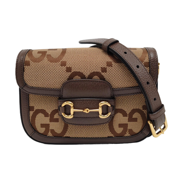Horsebit 1955 Mini Monogram Canvas Beige