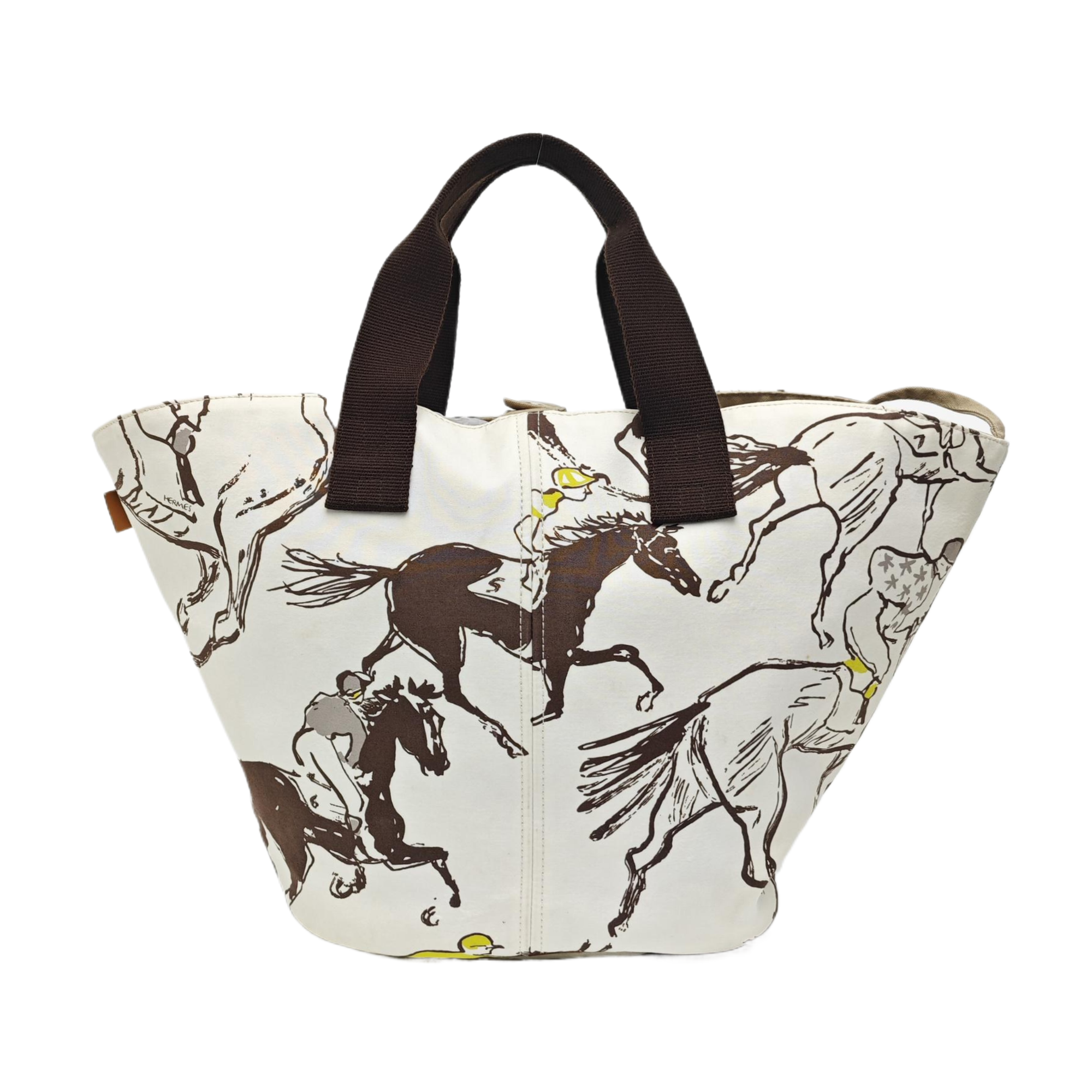 Panier De Plage Canvas White
