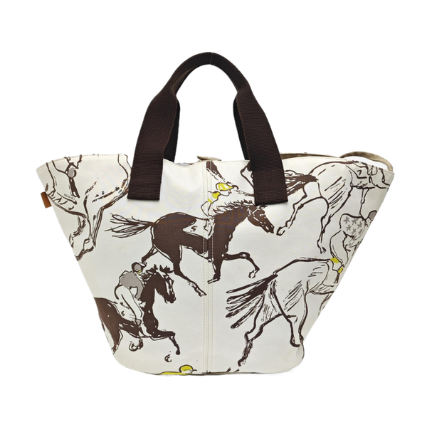 Panier De Plage Canvas White