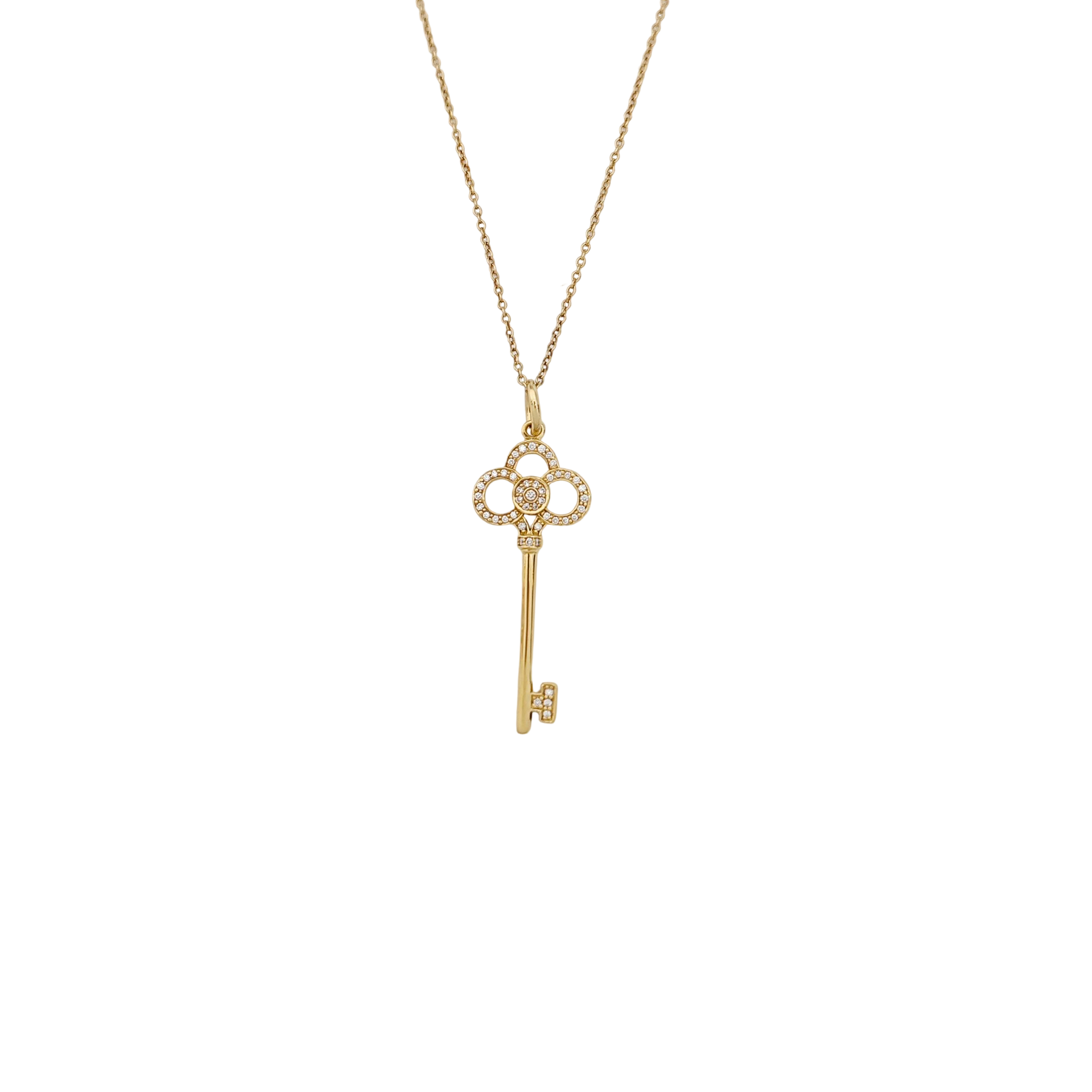 Tiffany Keys 18k Gold Necklace