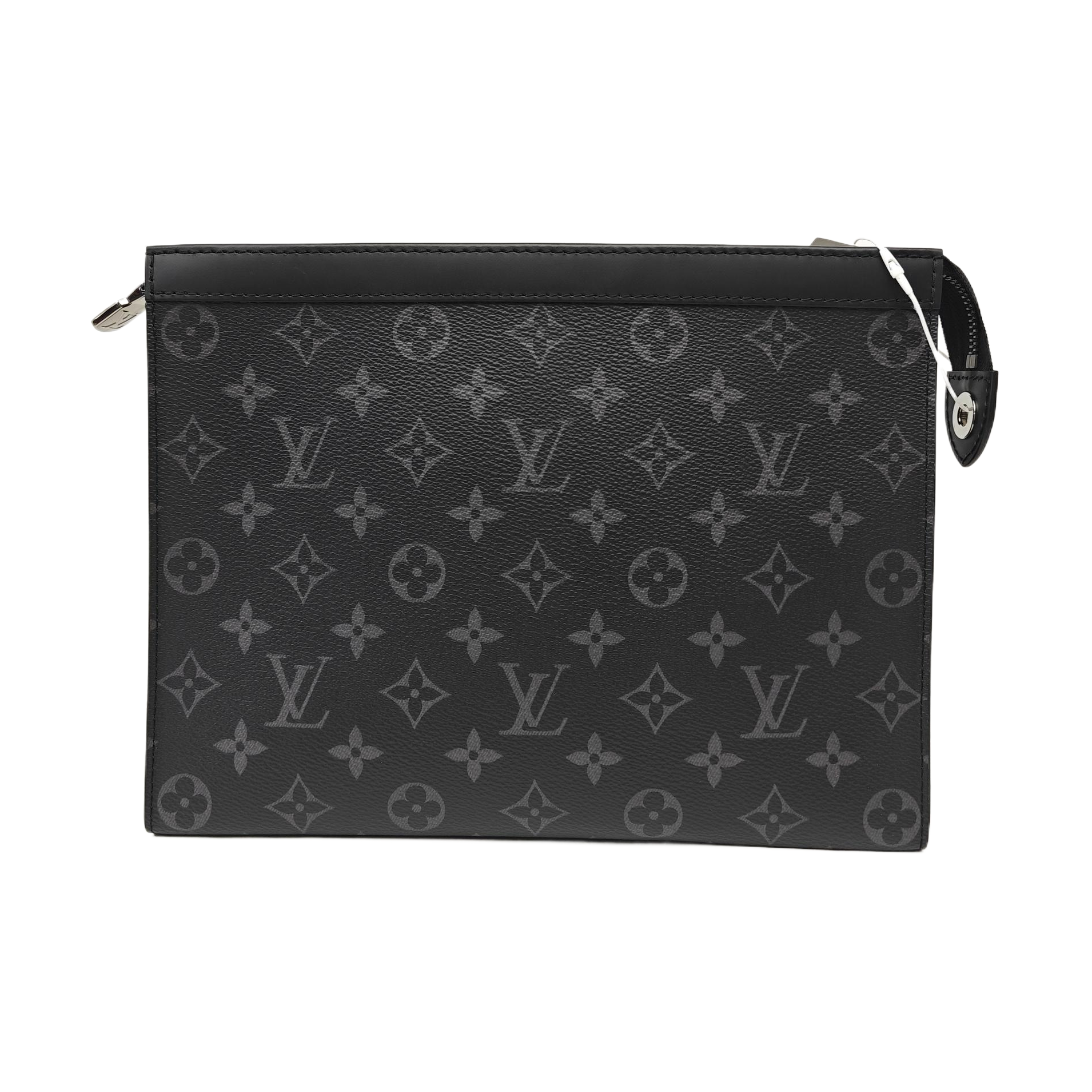 Pochette Voyag MM Monogram Coated Canvas Black
