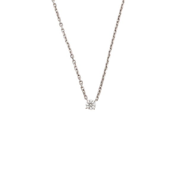 18k White Gold Silver Necklace
