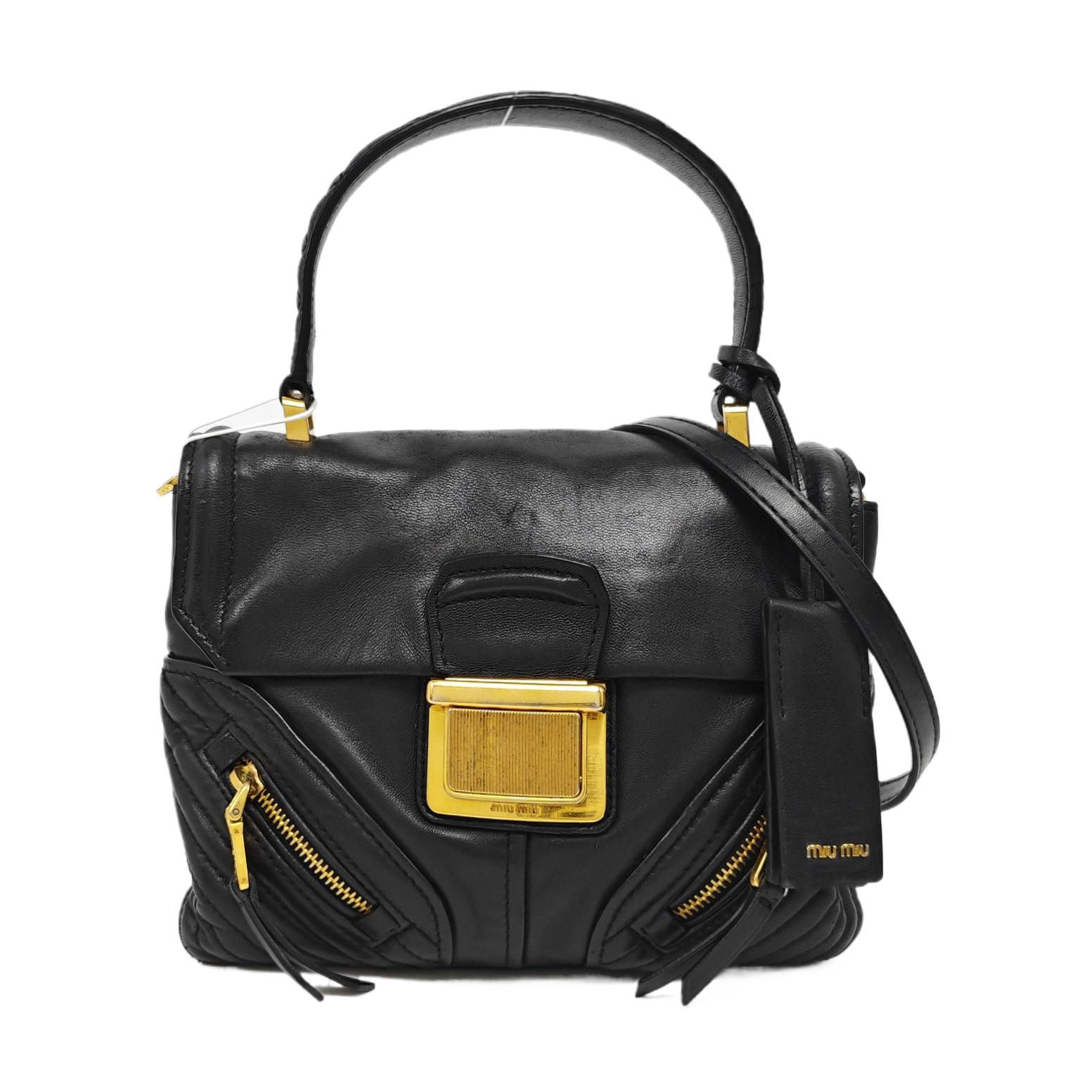 Dahlia Quilted Lambskin Black