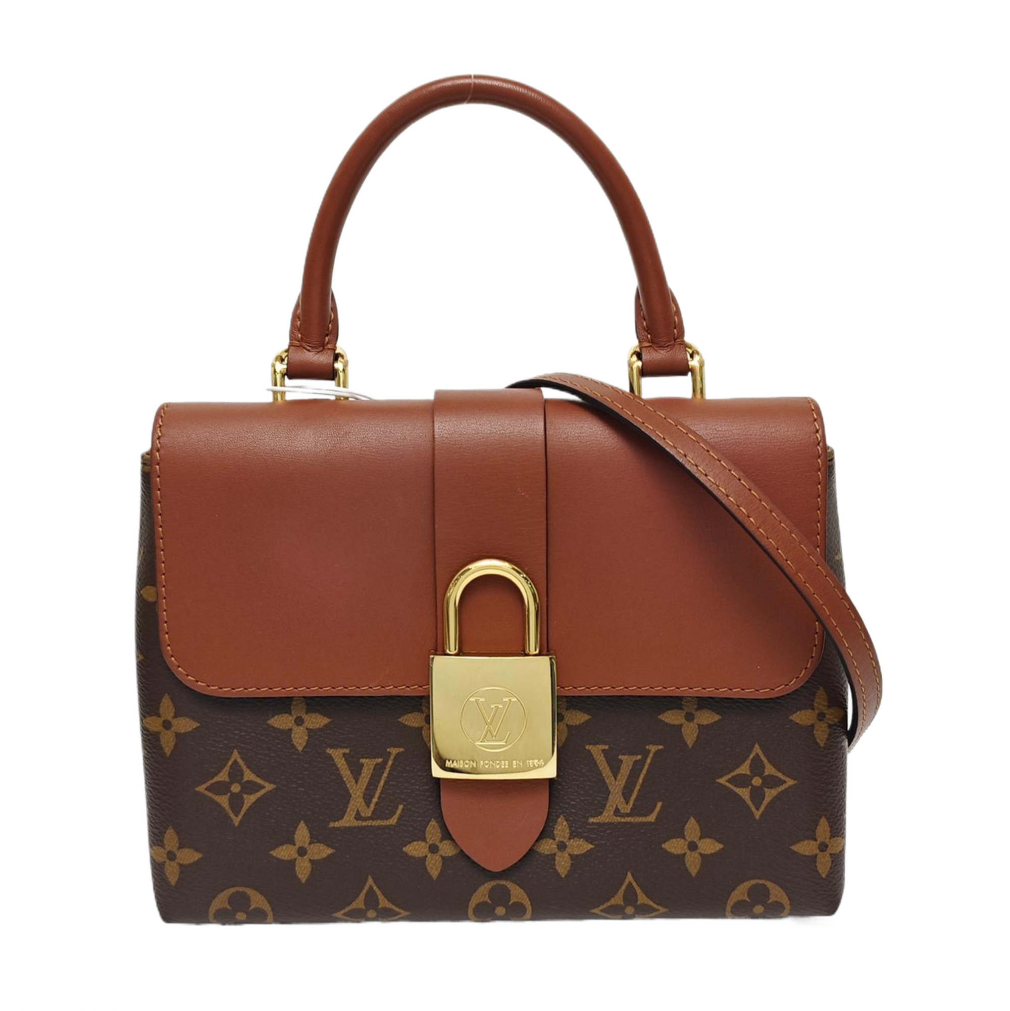 LOCKY BB Monogram Coated Canvas Brown