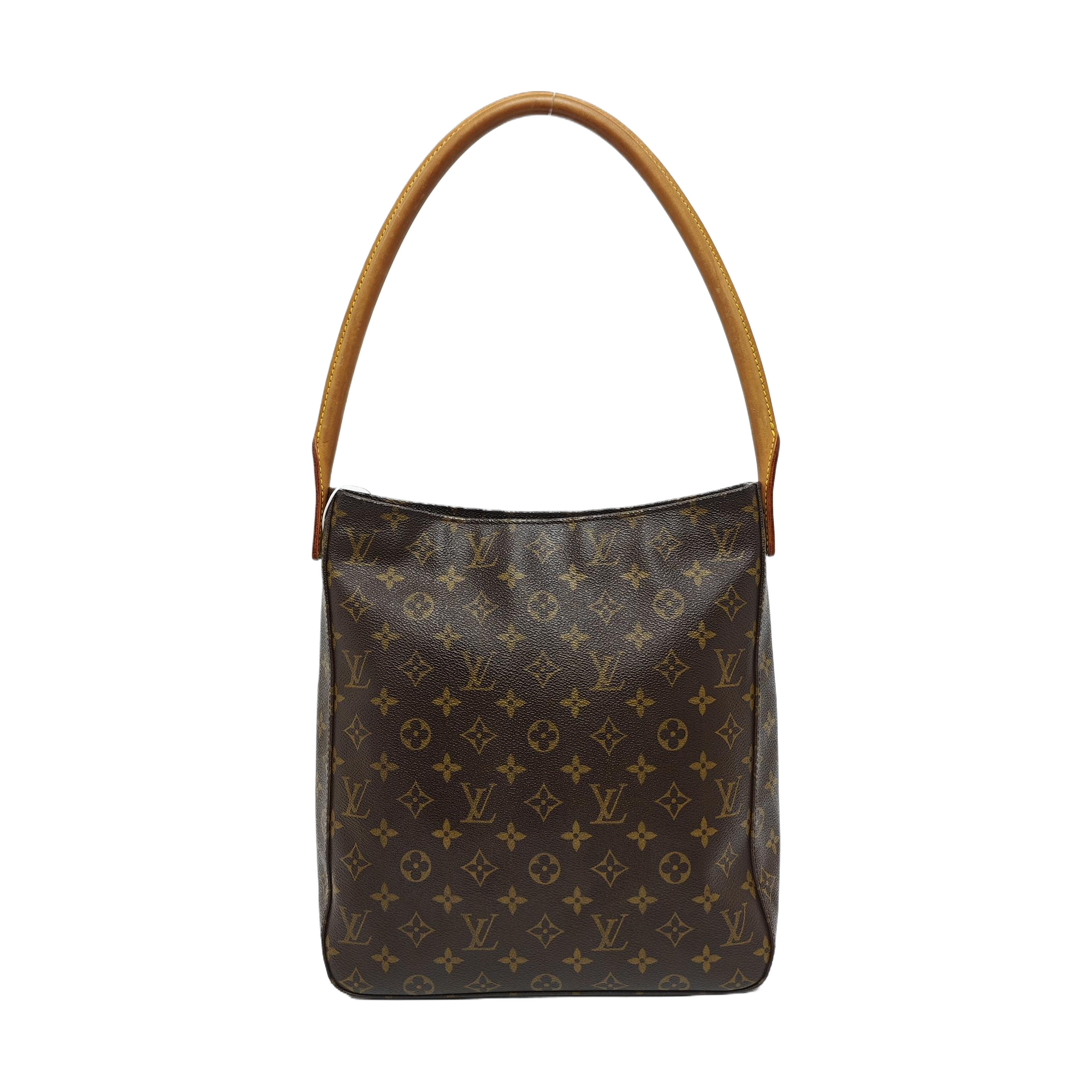 LOOPING GM Monogram Coated Canvas Brown