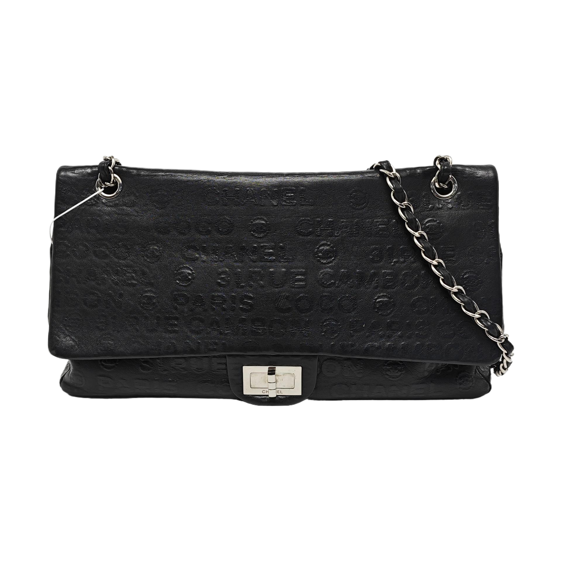 2.55 Calfskin Black