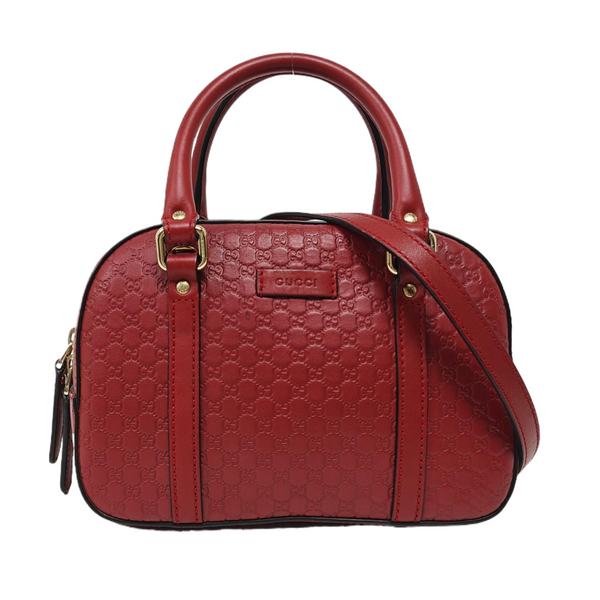 Ligne Shima Monogram Calfskin Red