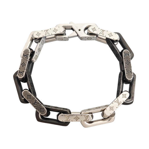 MONOGRAM CHAIN Metal Silver Bracelet