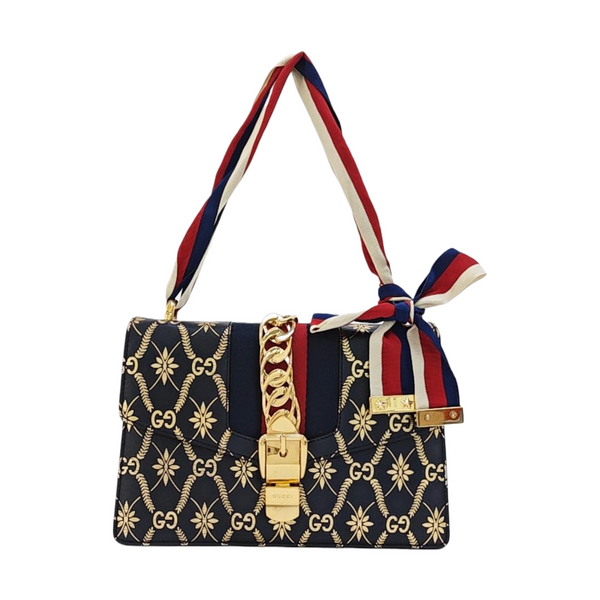 Sylvie Small Calfskin Blue