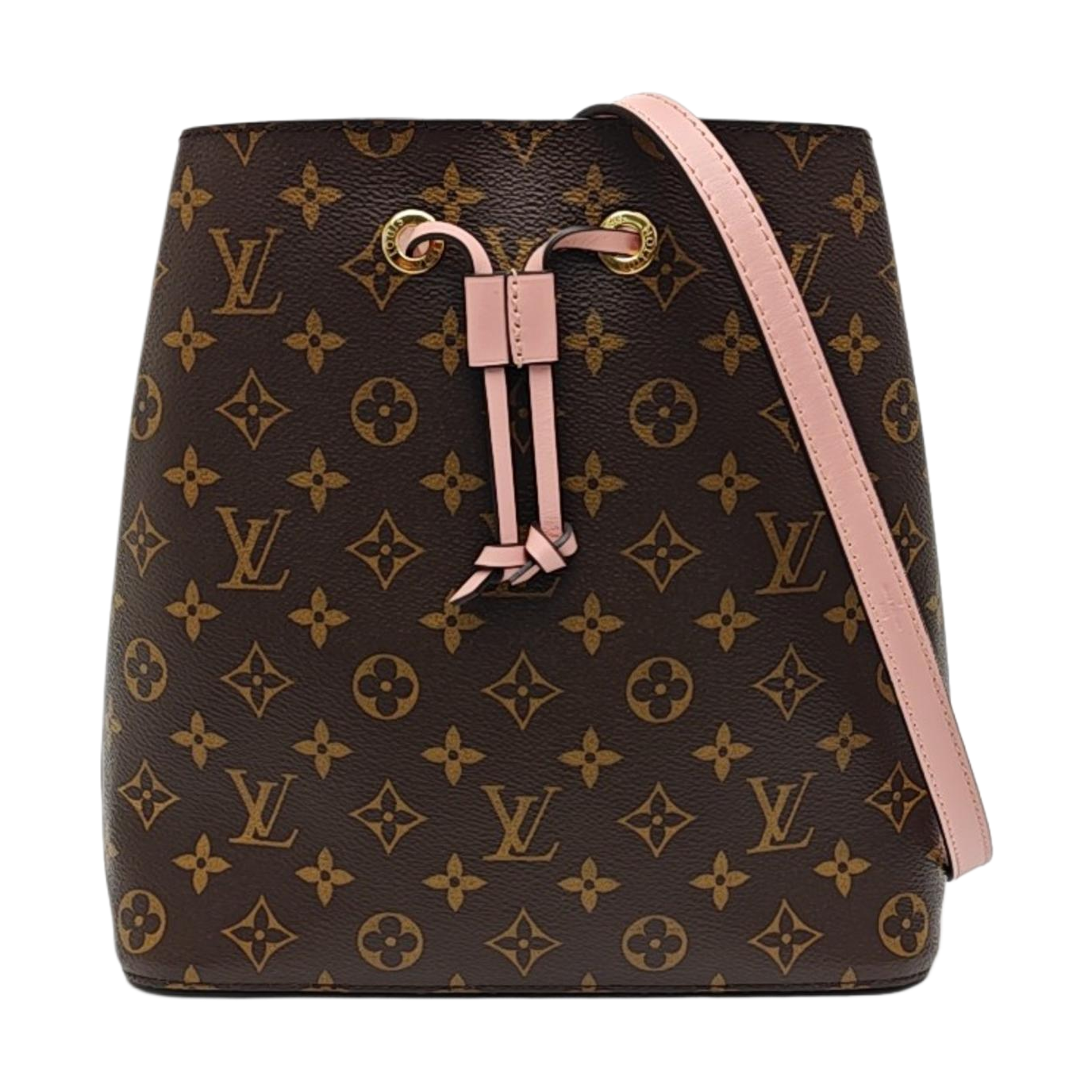 NÉONOÉ MM Monogram Coated Canvas Brown