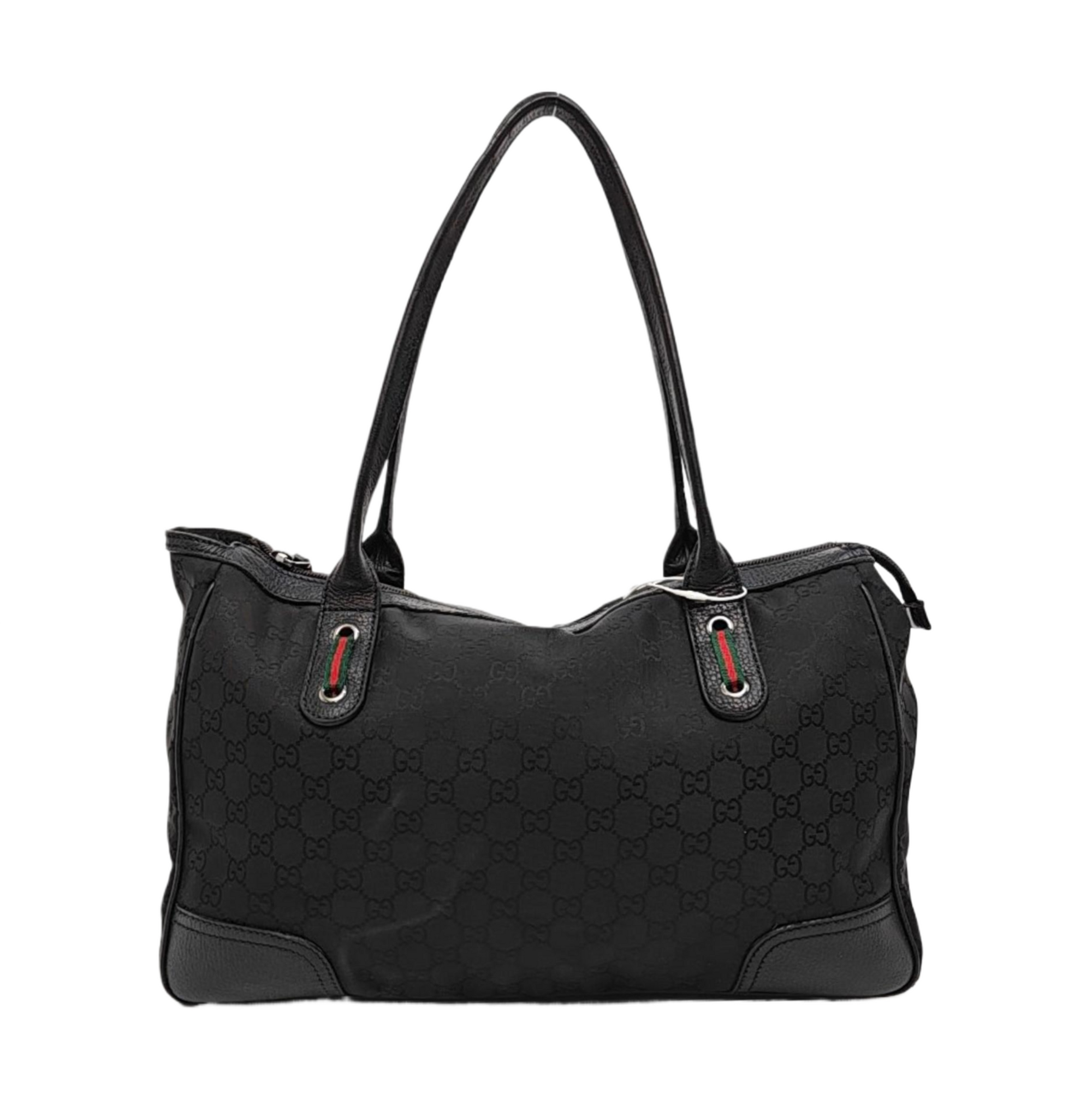 Monogram Canvas Top Handle Bag Black