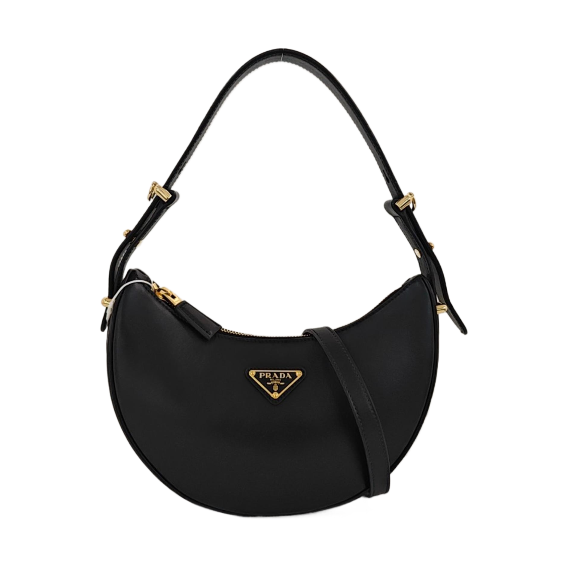 Calfskin Shoulder Bag Black