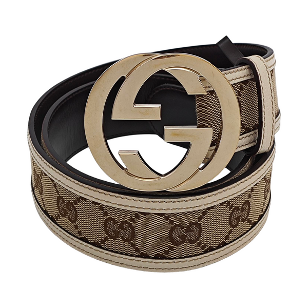 Fabric Belt Beige