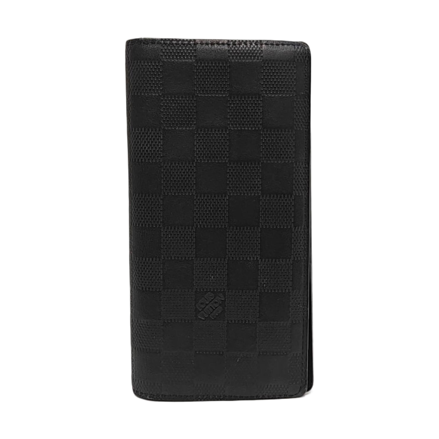 BRAZZA Damier Graphite Calfskin Black Wallet