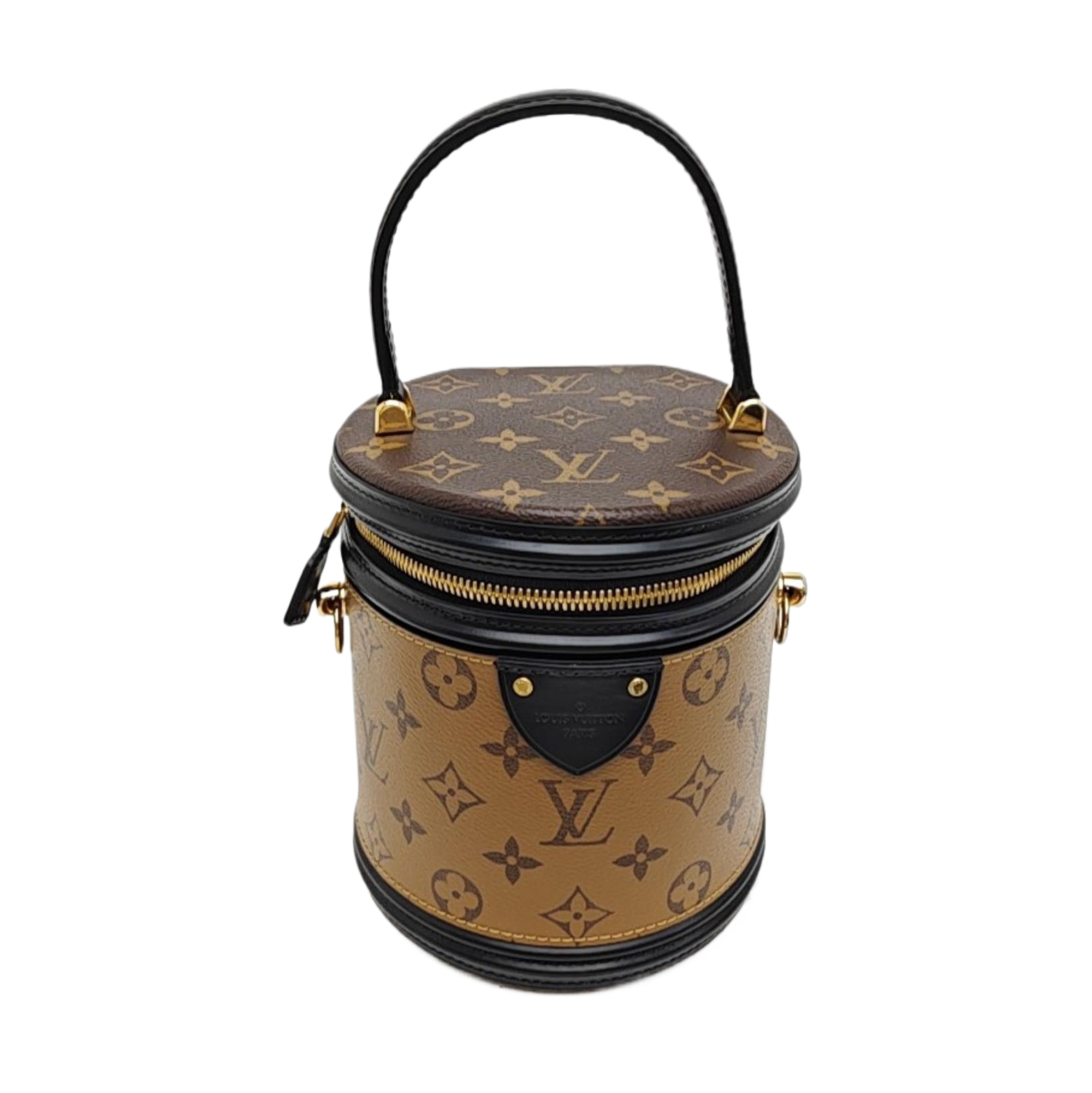 CANNES PM Monogram Coated Canvas Brown