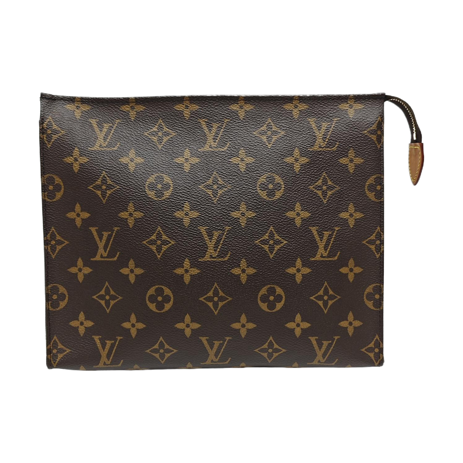 TOILET POCKET 26 Monogram Coated Canvas Brown