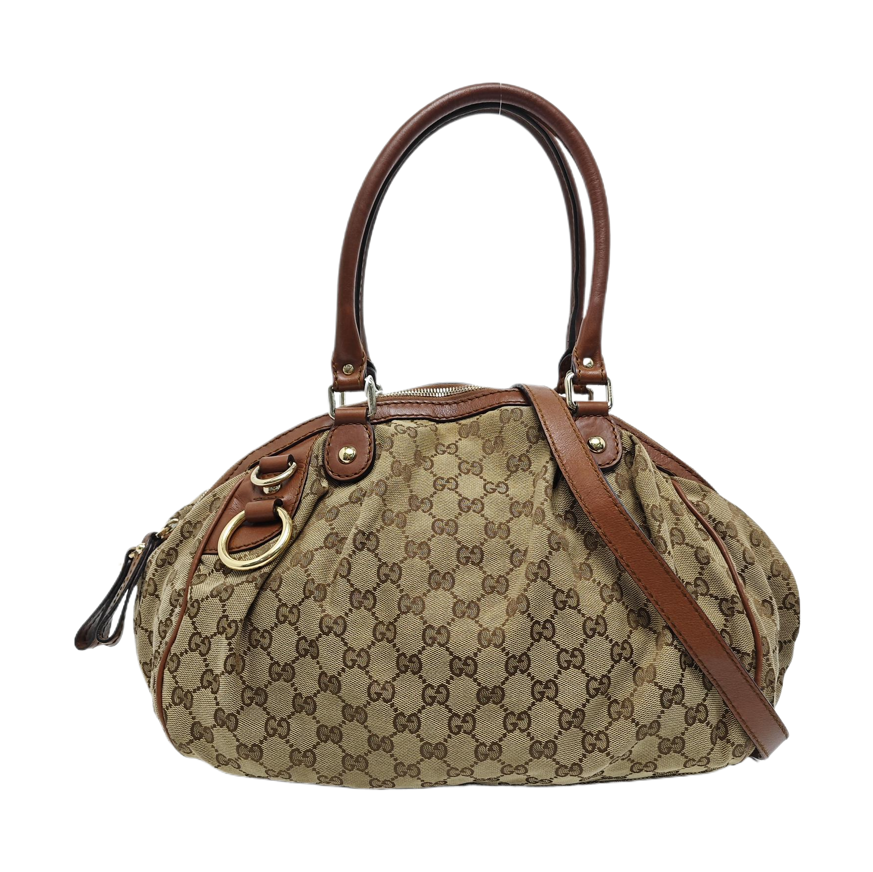 Sukey Monogram Canvas Beige