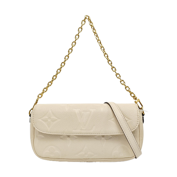 IVY Monogram Calfskin Beige