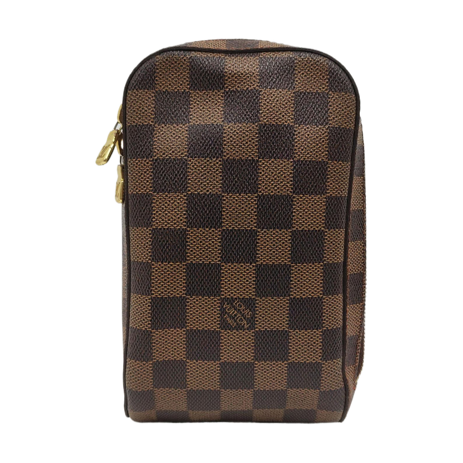 GÉRONIMOS Damier Ebene Coated Canvas Brown
