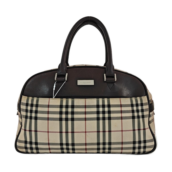 Canvas Top Handle Bag Beige