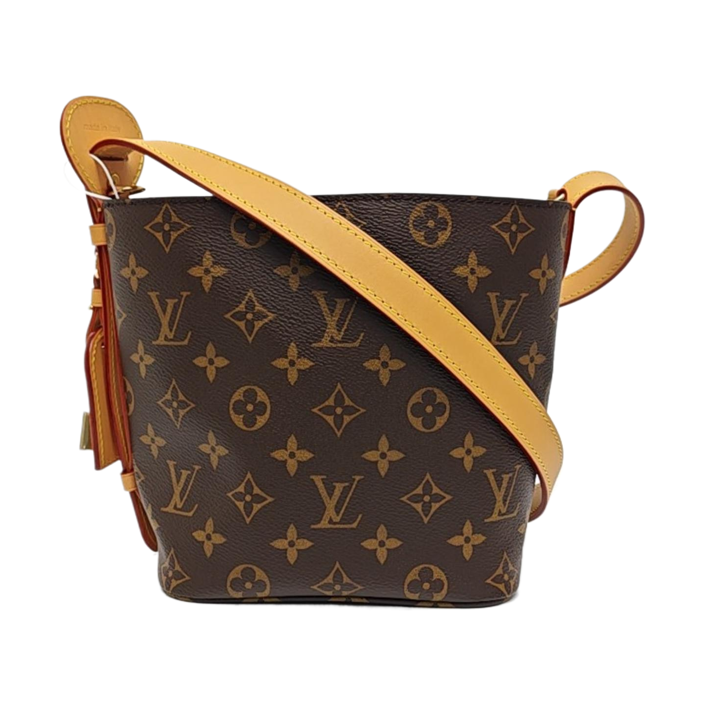 ALL IN Monogram Coated Canvas Brown