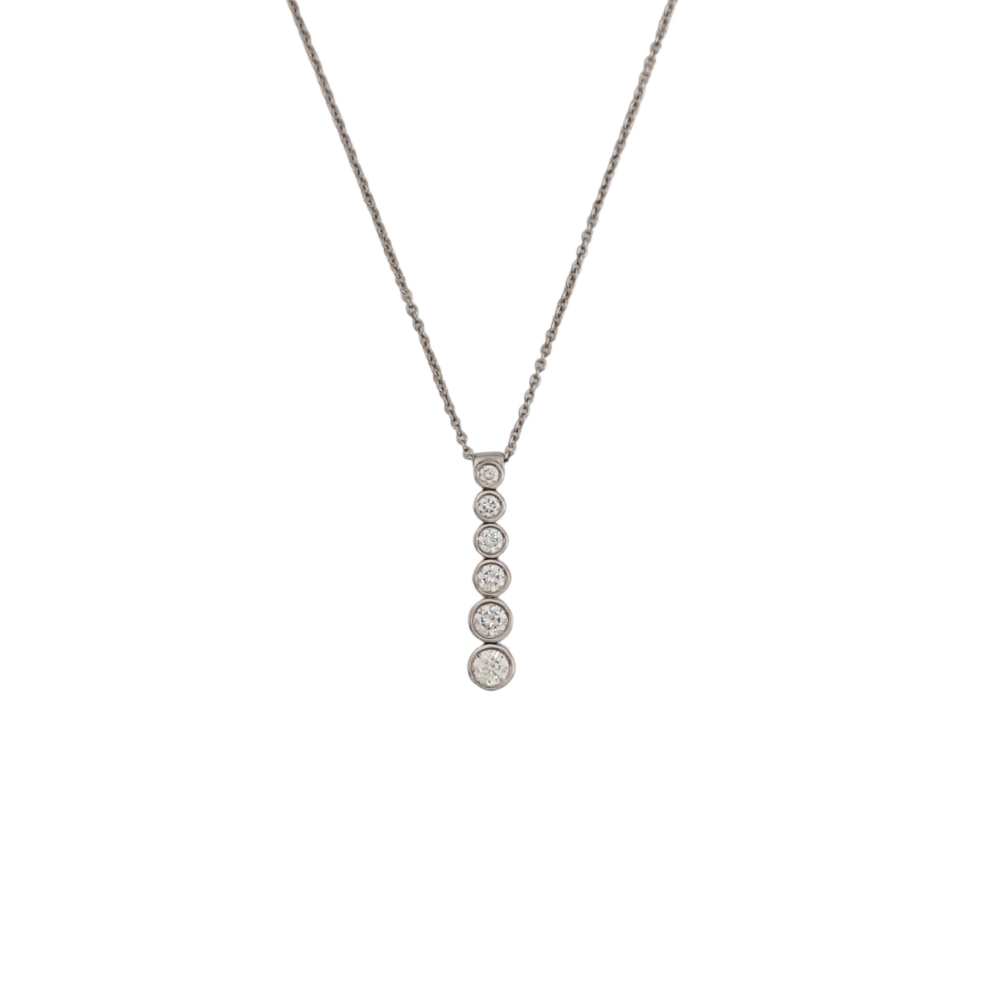 Tiffany Jazz Platinum 950 Silver Necklace