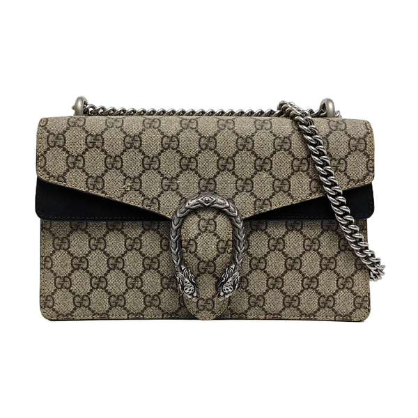 Authenticated pre-owned  Dionysus Small Monogram Coated Canvas Beige - Shoulder Bag at Looply