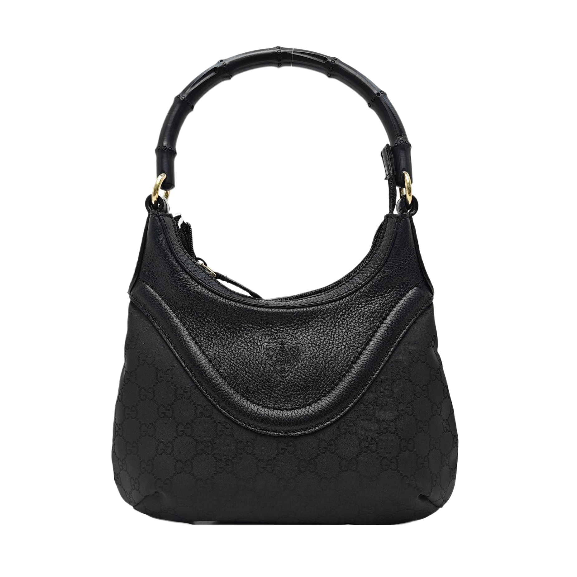 Monogram Canvas Top Handle Bag Black