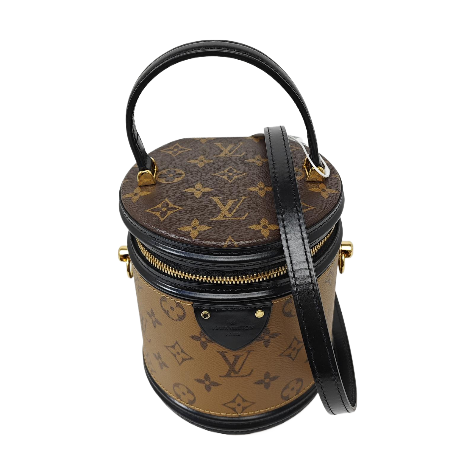 CANNES PM Monogram Coated Canvas Brown