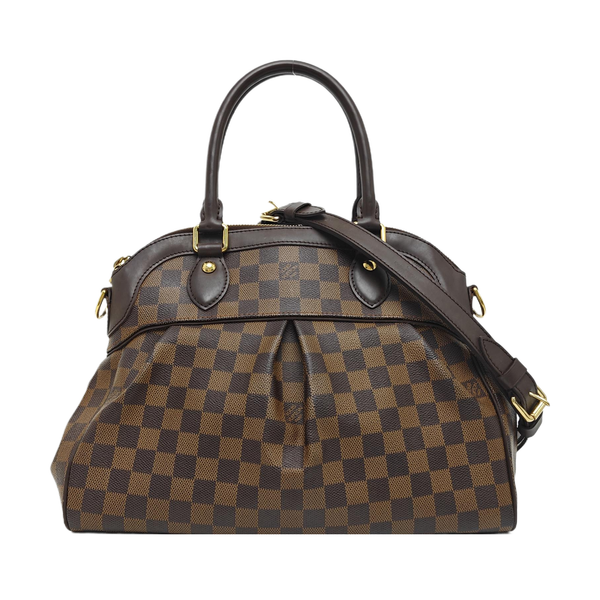 TREVI PM Damier Ebene Coated Canvas Brown