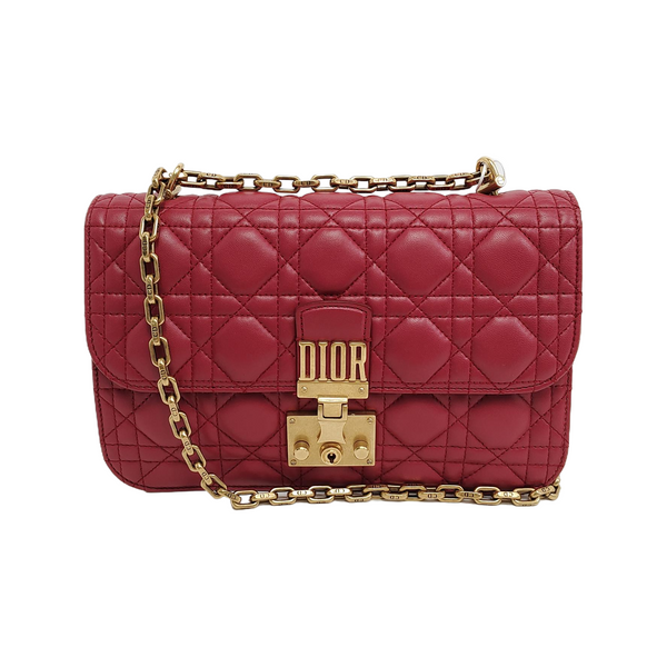 Dioraddict Cannage Lambskin Red
