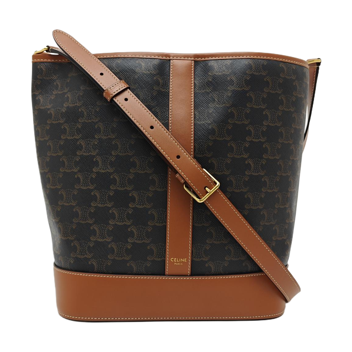 TRIOMPHE CANVAS Medium Coated Canvas Brown
